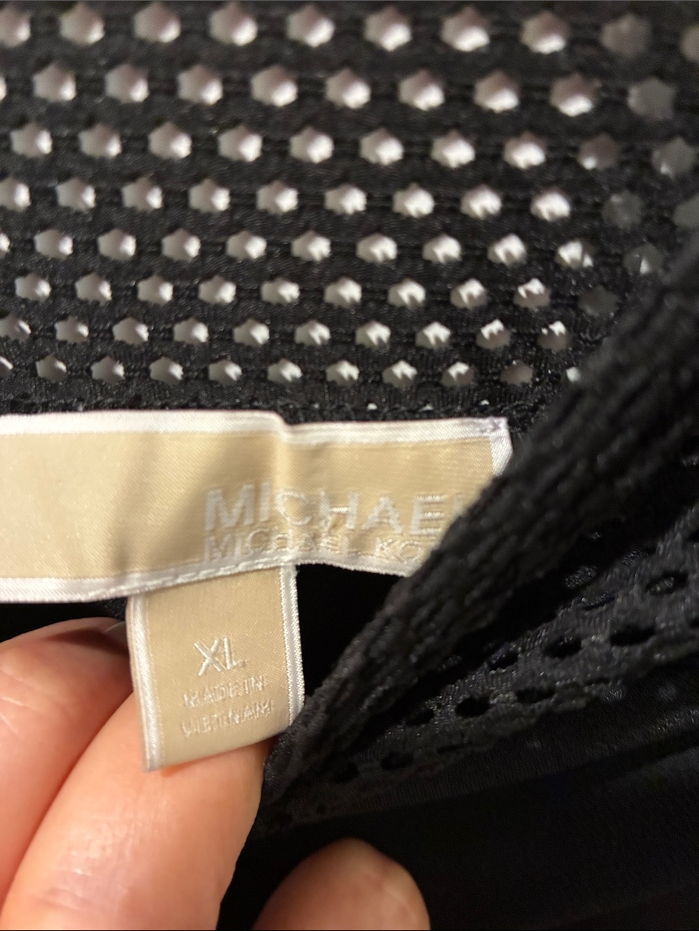 Michael Kors Mesh Yoke Short Sleeve Dress - Picture 5 of 5